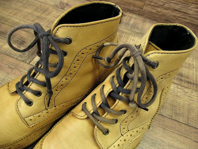 送無 希少 英国製 Dr.Martens ドクターマーチン 9582 7ホール ウイング