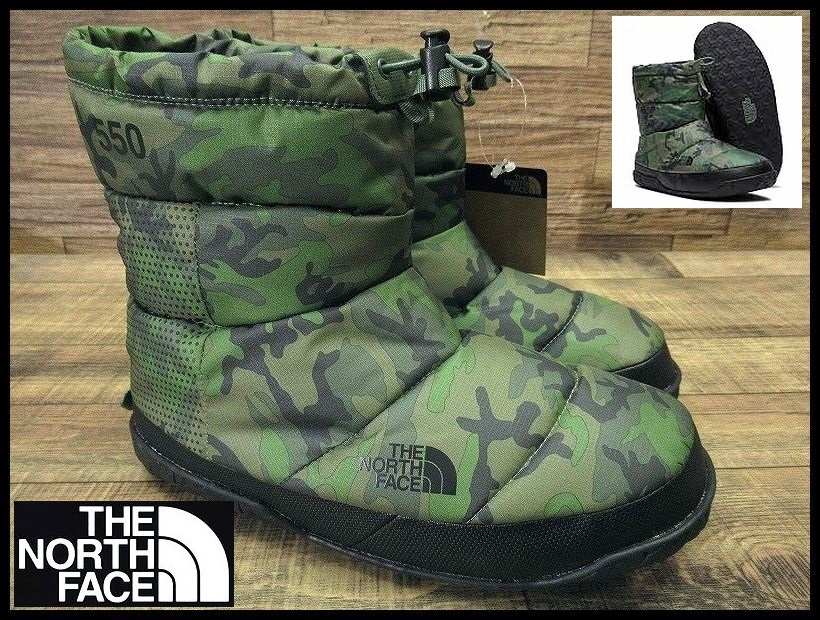  бесплатная доставка новый товар THE NORTH FACE North Face NF02275Z Nuptse Bootie 550 Phil энергия npsia pre ботиночки - down ботинки утка 27.0 ③