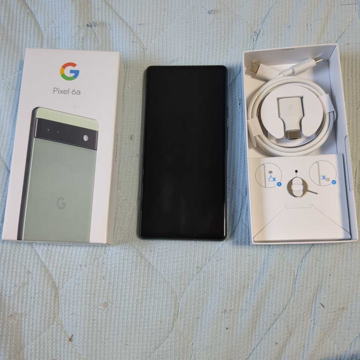 Yahoo!オークション - Google Pixel 6A sage 緑 未使用品 送...