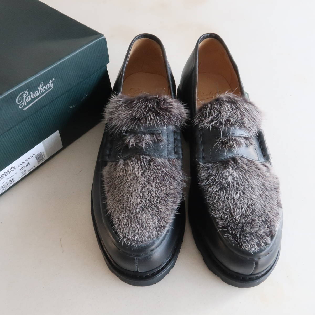 paraboot パラブーツ REIMS ランス FUR UK5.5 未使用-