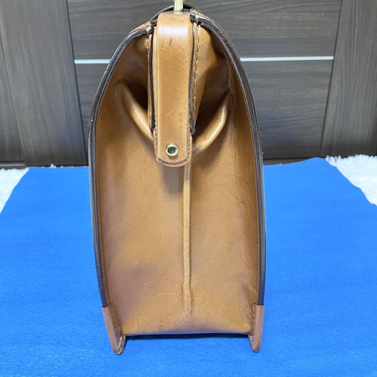 美品】 大峽製鞄 オオバセイホウ ザ・ダレスバッグ サンタクローチェ