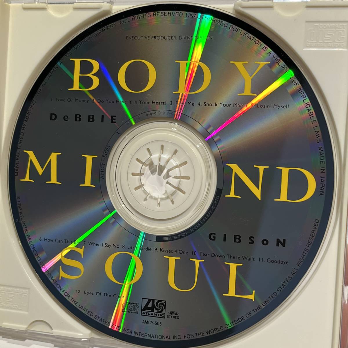 Debbie Gibson/Body Mind Soul　デビー・ギブソン　ボディー・マインド・ソウル　CD　洋楽　音楽_画像4