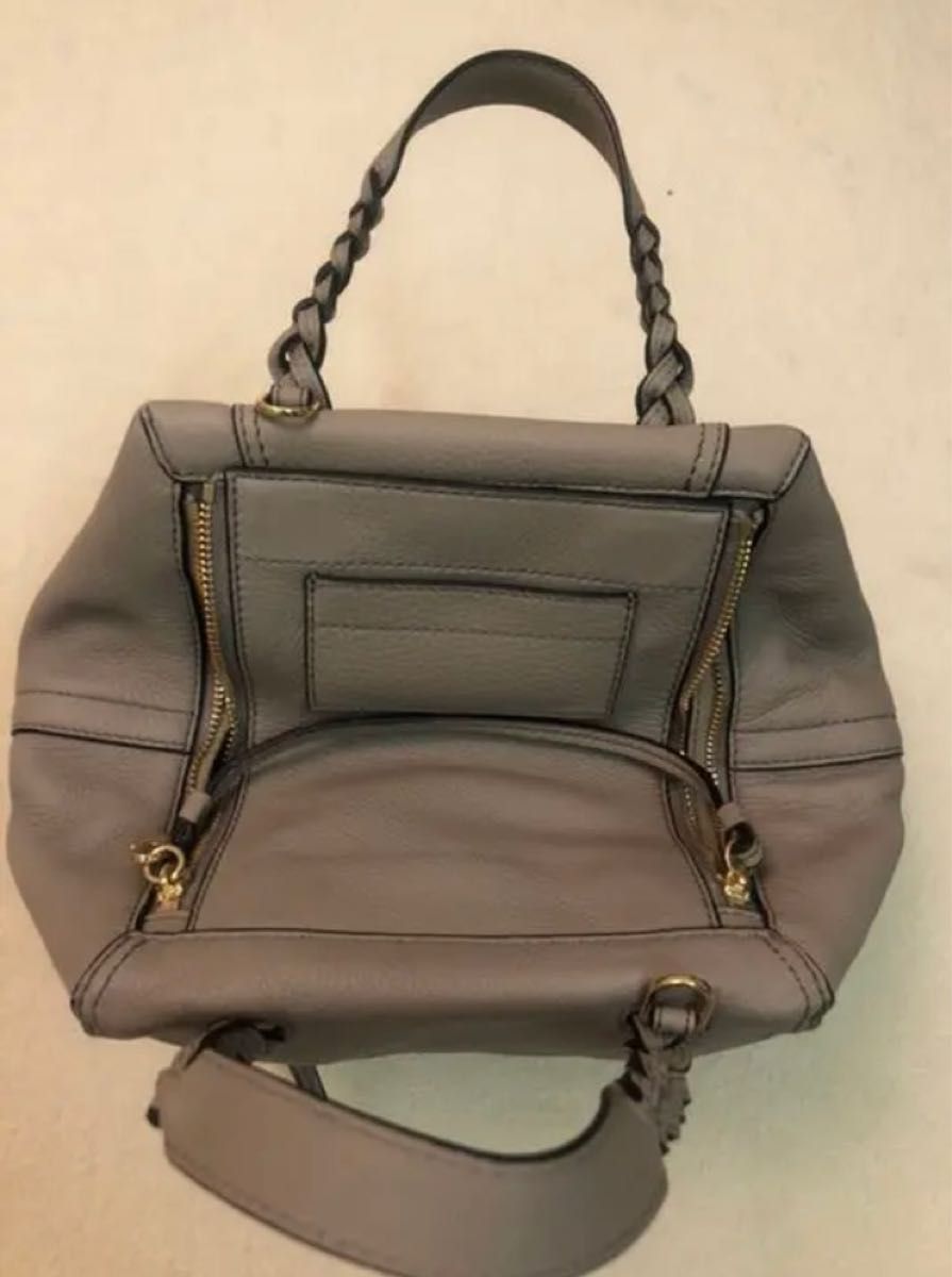 TORY BURCH トリーバーチハーフムーンスモールサッチェルバッグ
