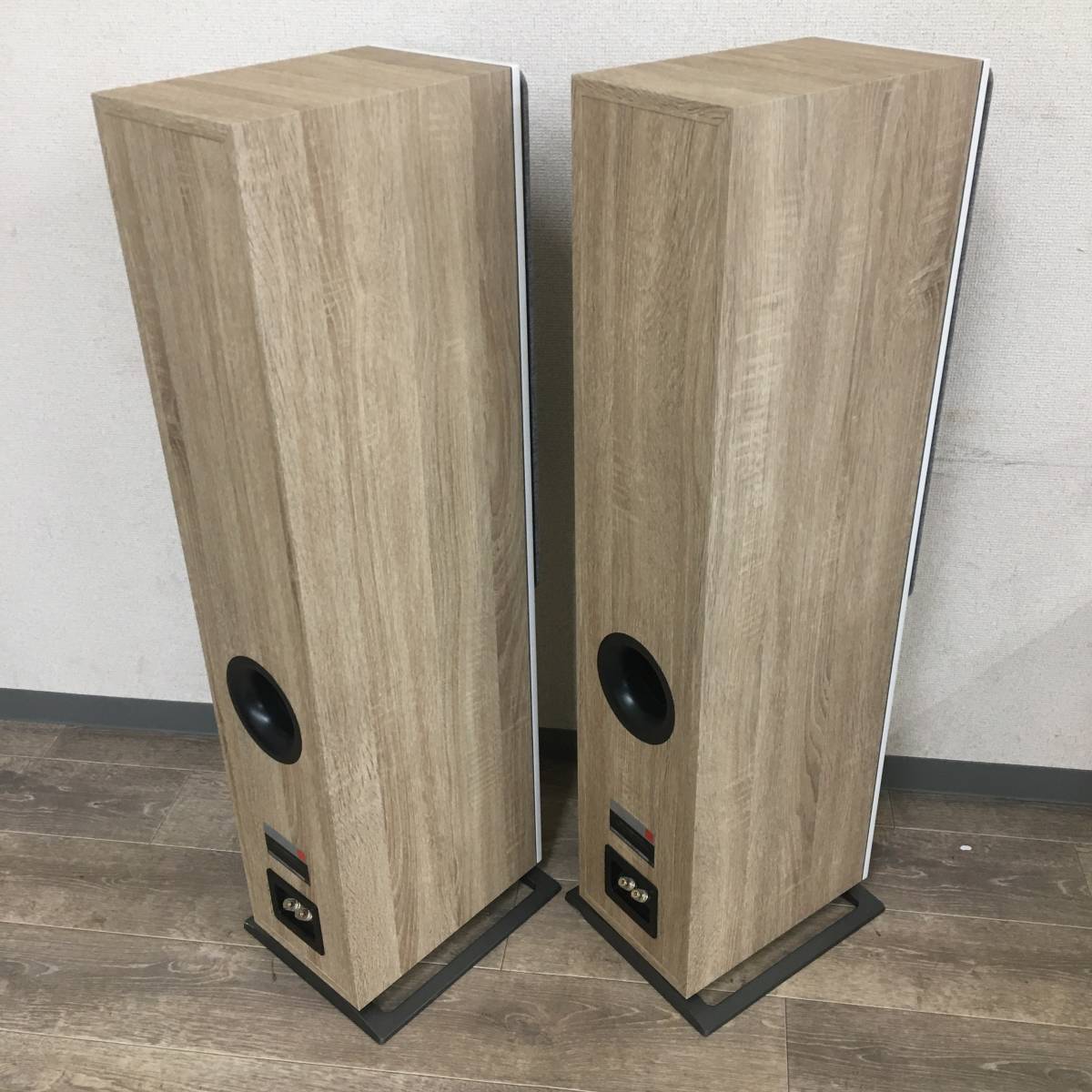 状態良好 札幌発 DALI OBERON7 トールボーイスピーカー ペア 2WAY ライトオーク オベロン ダリ 菊MZ_画像7