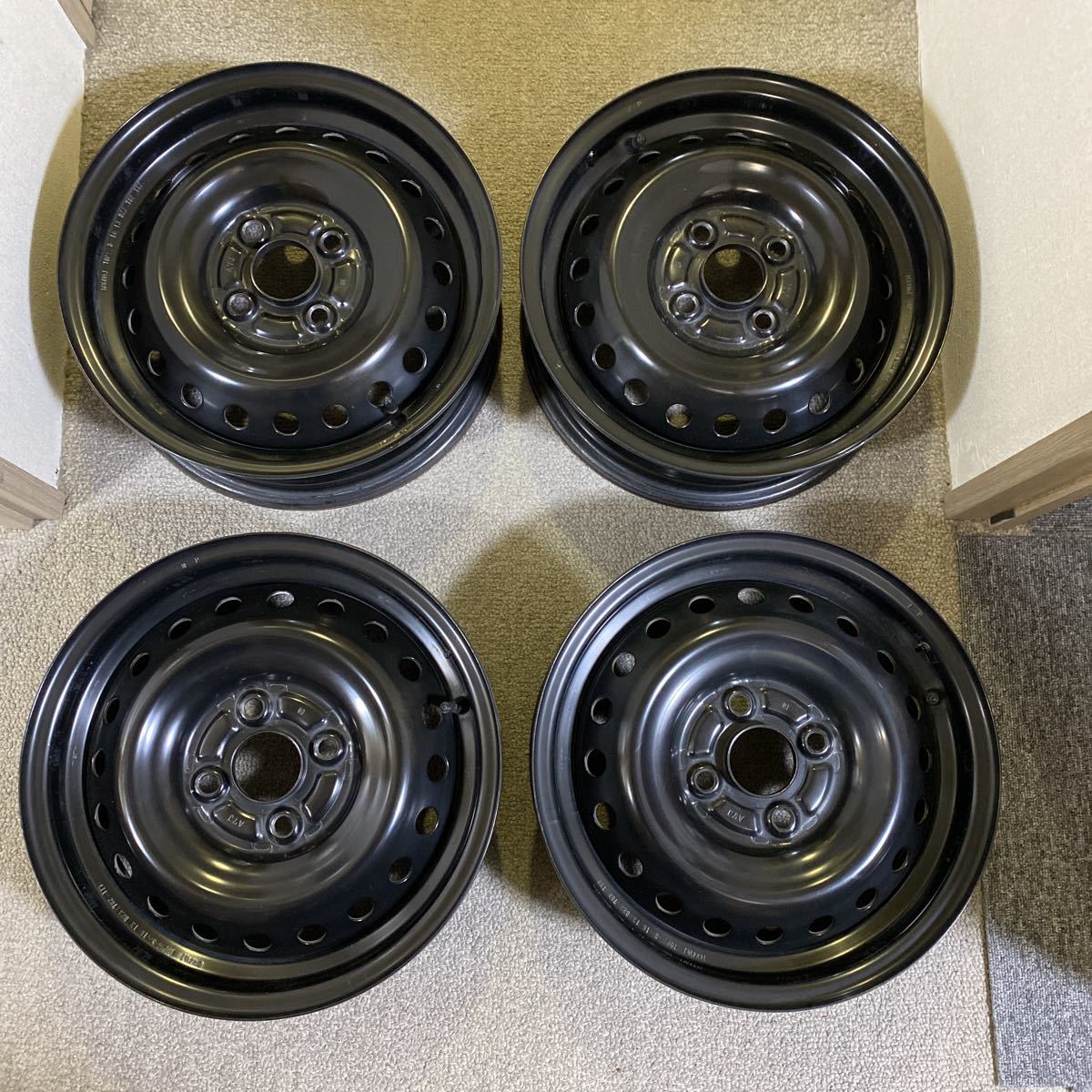 ヤフオク! - ホンダ純正 スチールホイール 鉄ホイール N-ONE 4本...
