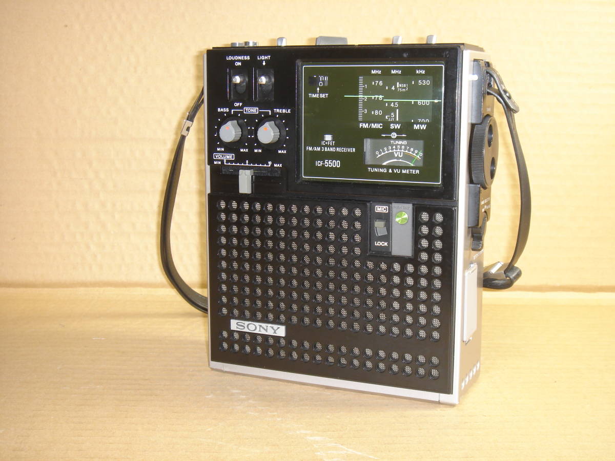 いよいよ人気ブランド ソニー ICF-5500 良品 unki.fi