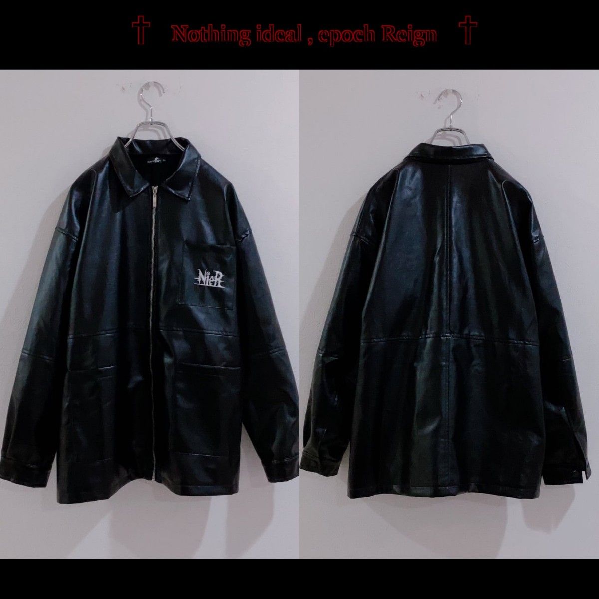 NieR CLOTHING 冬用 ライダースジャケット