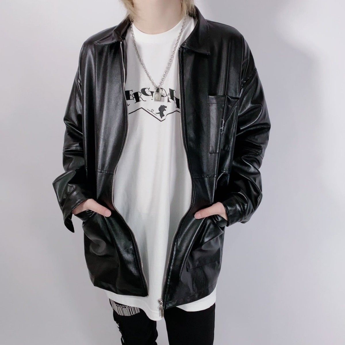 NieR CLOTHING 冬用 ライダースジャケット