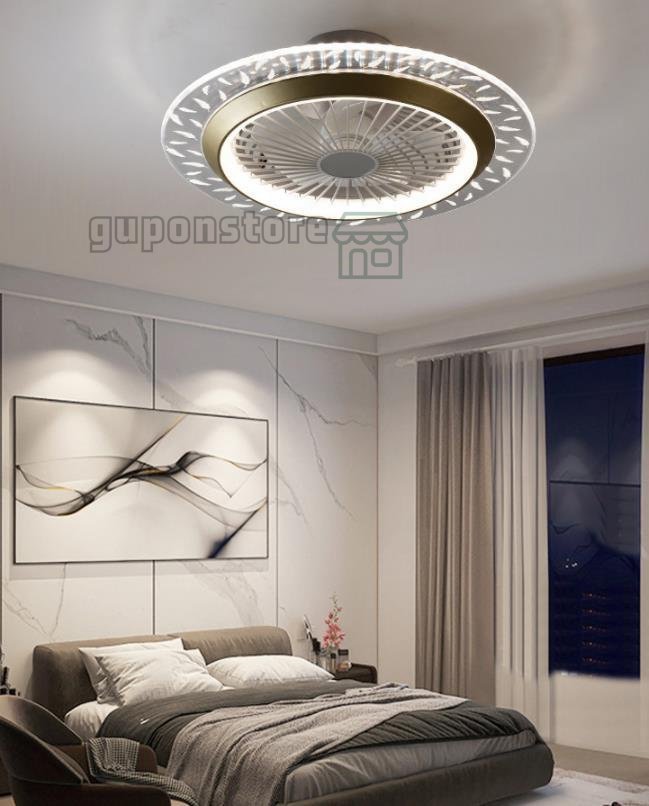 新品 LEDの天井ファンライト LEDライトカラー スピードウィンドシャンデリア天井ファンのライトペンダントライト/寝室