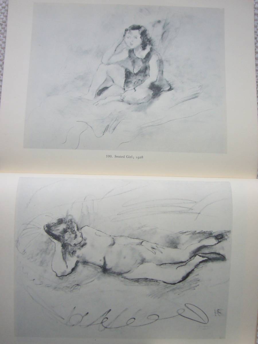 PASCIN　110 DRAWINGS　パスキン素描集　Alfred Werner　Dover Publications　1972年　●洋書_画像10