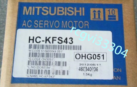 新品 MITSUBISHI 三菱電機 ACサーボモーター HC-KFS43 ６ヶ月保証_画像1