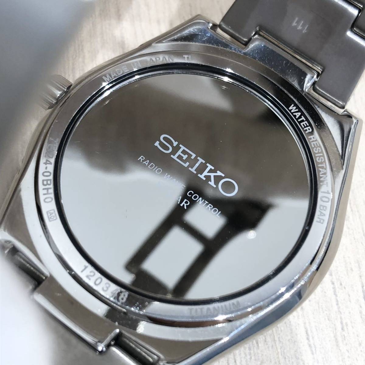 5%OFF】 SEIKO セイコー ブライツ ブライツ ブラック文字盤 ソーラー