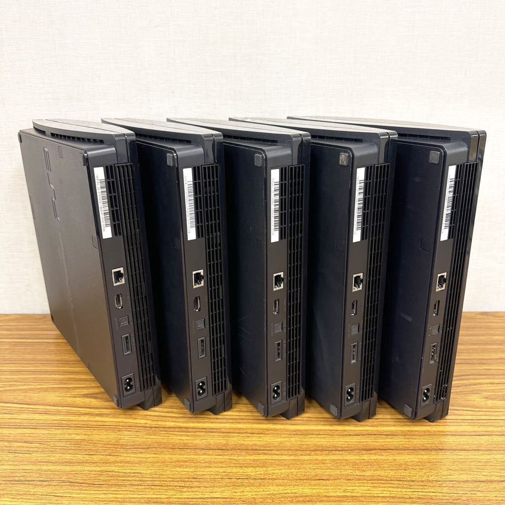 初期化済み 5台 SONY PS3 薄型 本体 CECH-2500B ×2 & CECH-2500A ×1 