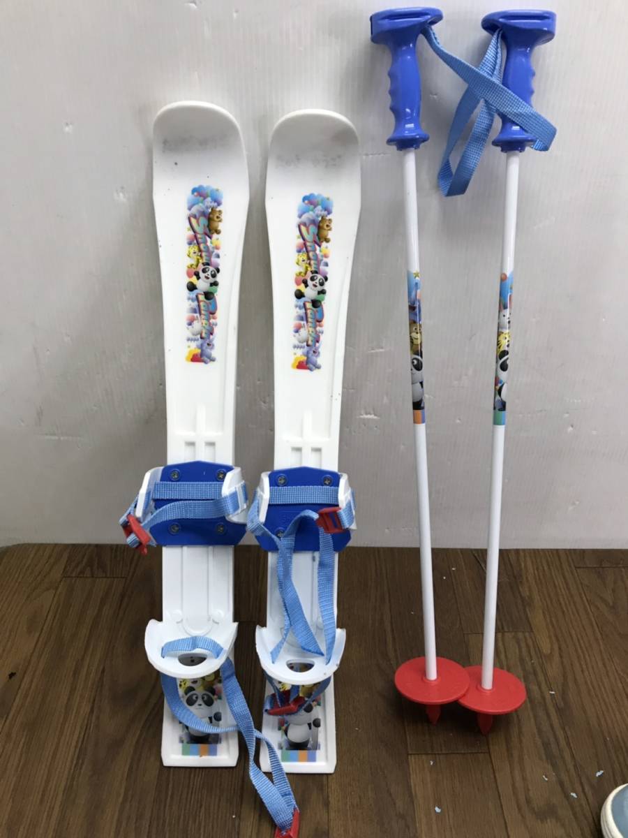 送料無料X51761 Snow Panda 幼児スキー・靴 板長さ570mm 靴サイズ 15.0cm　子供スキーセット_画像8