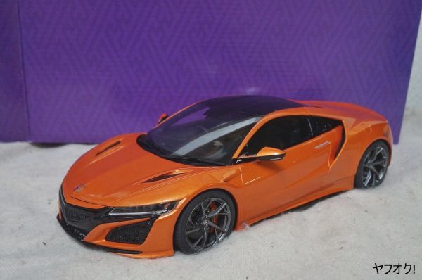 100 ％品質保証 京商 オレンジ ミニカー 1/18 NSX ホンダ サムライ