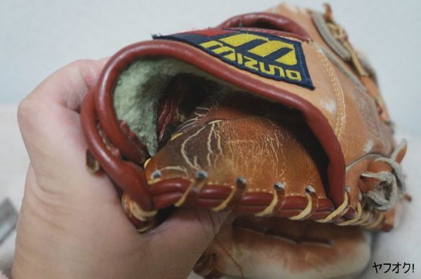 MIZUNO Best Rookie CREST HIDE ミズノ 軟式グローブ グラブ ヴィンテージ_画像6