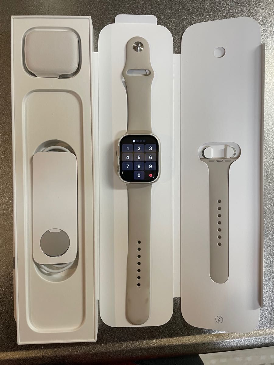 お買得 applewatchアップルウォッチスポーツバンドレッドレインボー384041