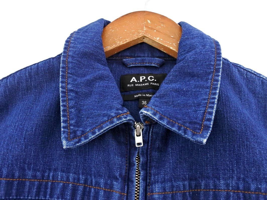 A.P.C. アーペーセー デニム オールインワン size36/濃紺 cla2 レディース