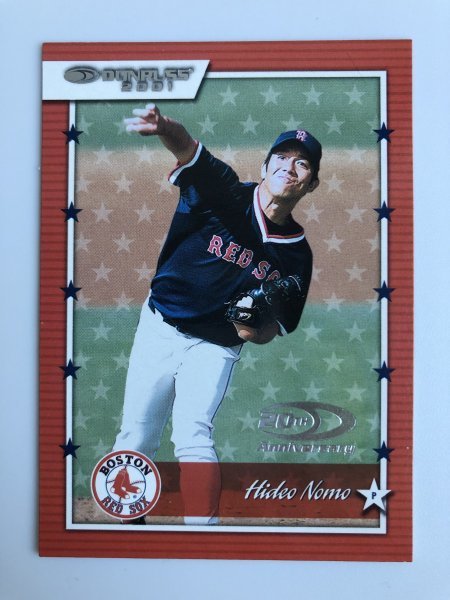 野茂英雄 HIDEO NOMO Donruss 2001 #47 ボストン・レッドソックス Boston Red Sox 近鉄 MLB メジャーリーグ 日本人 大リーグの画像1