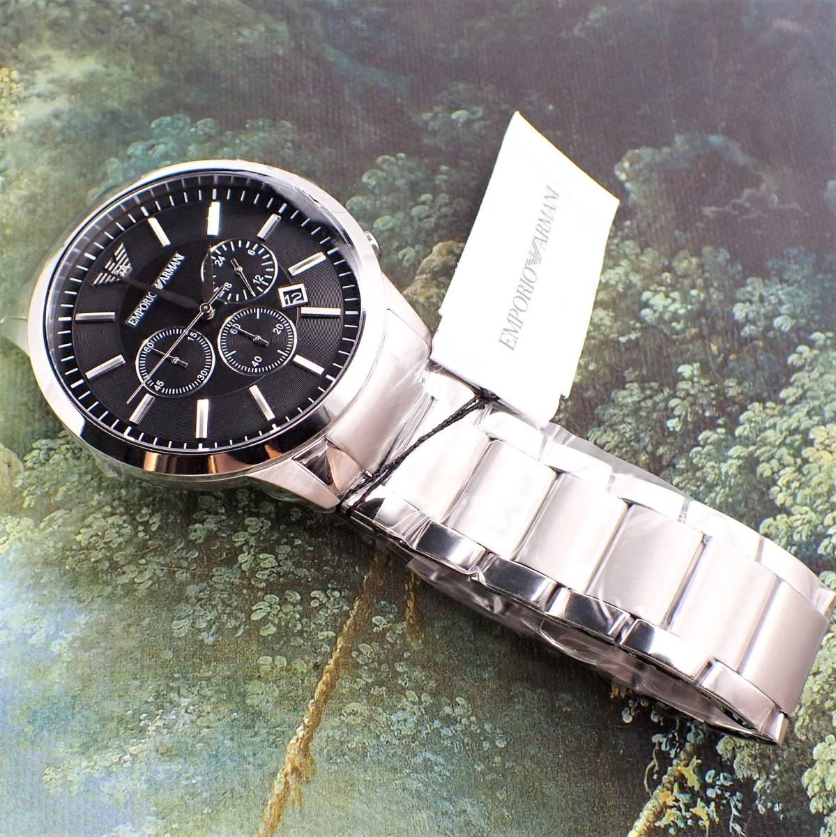 アルマーニ 腕時計 AR2460 Sportivo クロノグラフ 未使用 美品 EMPORIO ARMANI ステンレススチール #gdo1_画像3
