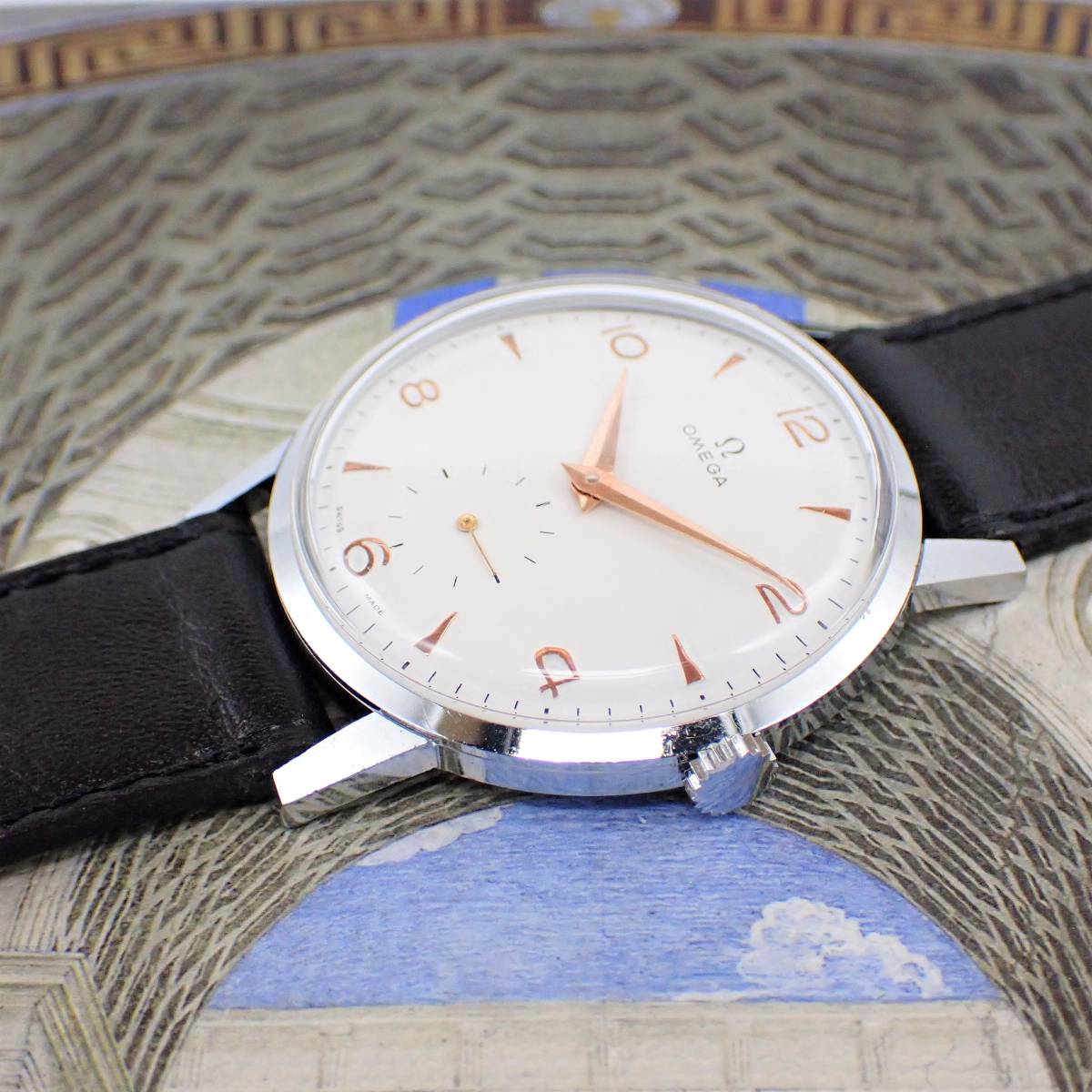 OMEGA オメガ ステンレススチール 1960 サイズ 39ｍｍ アンティークウォッチ メンズ 腕時計 手巻き #224_画像3