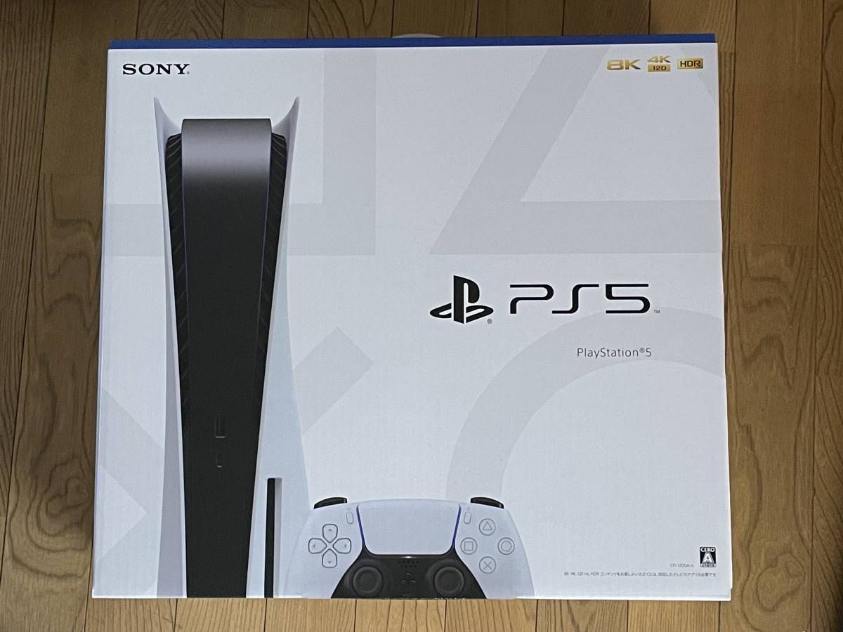 新品未使用未開封 新型モデル PS5 プレイステーション5 CFI-1200A01 ディスクモデル 本体_画像2