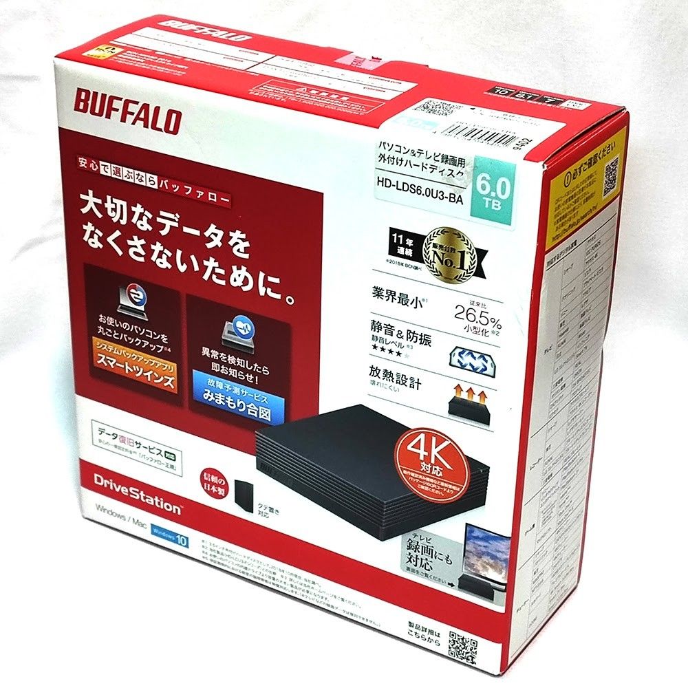 HDD 6TB] バッファロー HD-LDS6.0U3-A-
