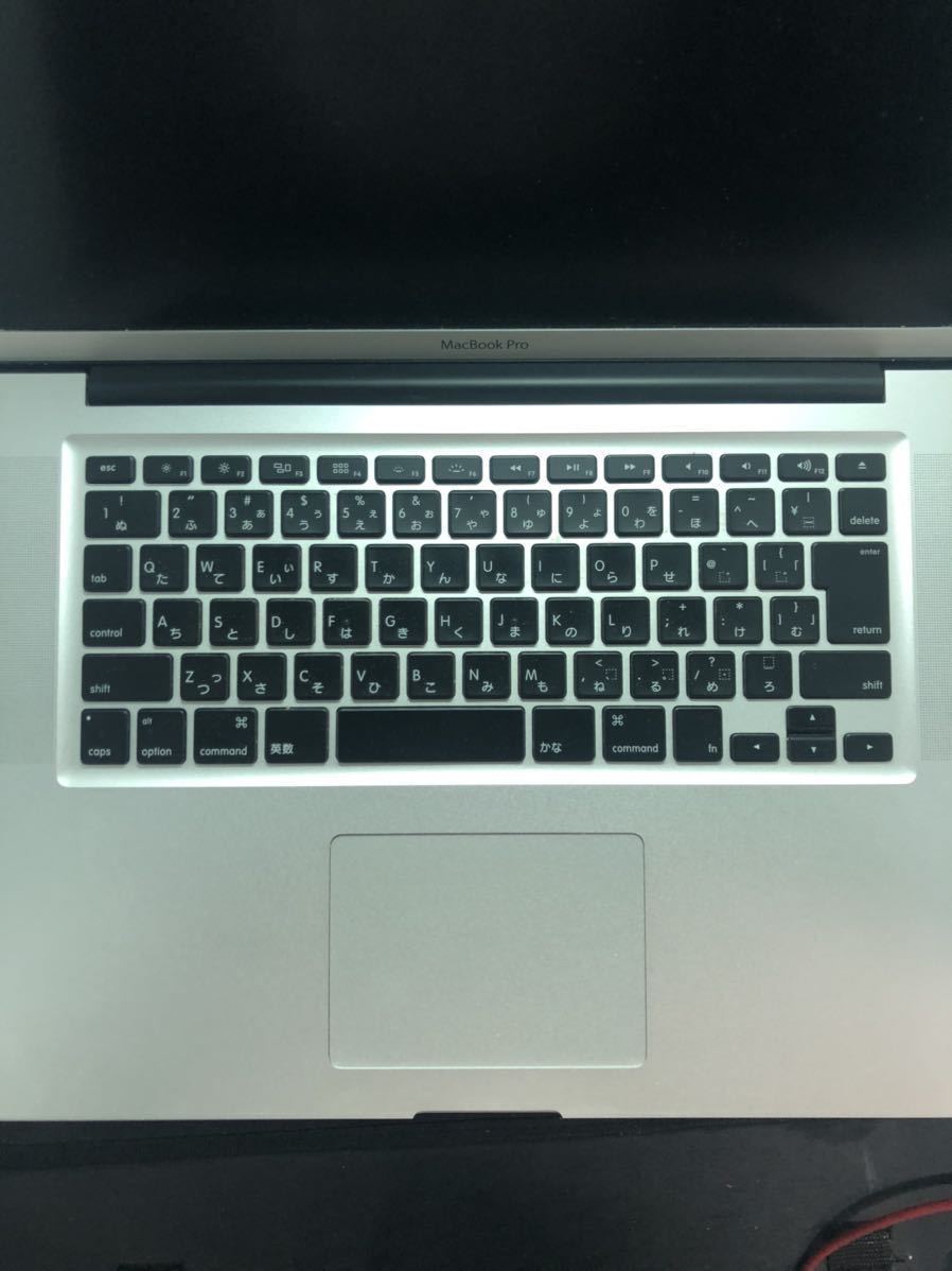 【通電未確認】　本体と箱のみ　MacBook Pro 15.4-inch_画像4