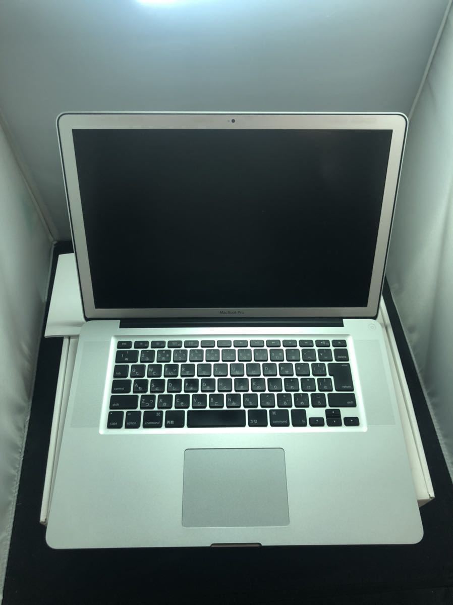 【通電未確認】　本体と箱のみ　MacBook Pro 15.4-inch_画像3