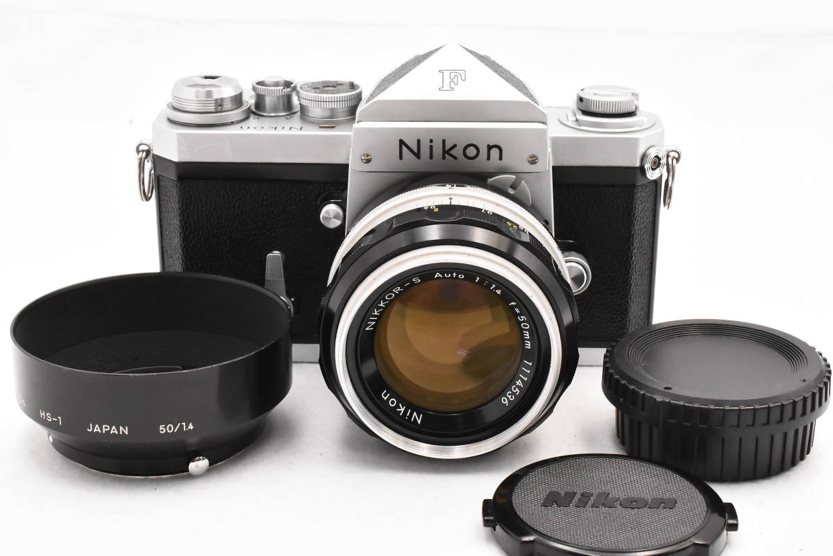 ヤフオク! - NIKON ニコン F アイレベル シルバー フィルム一眼...