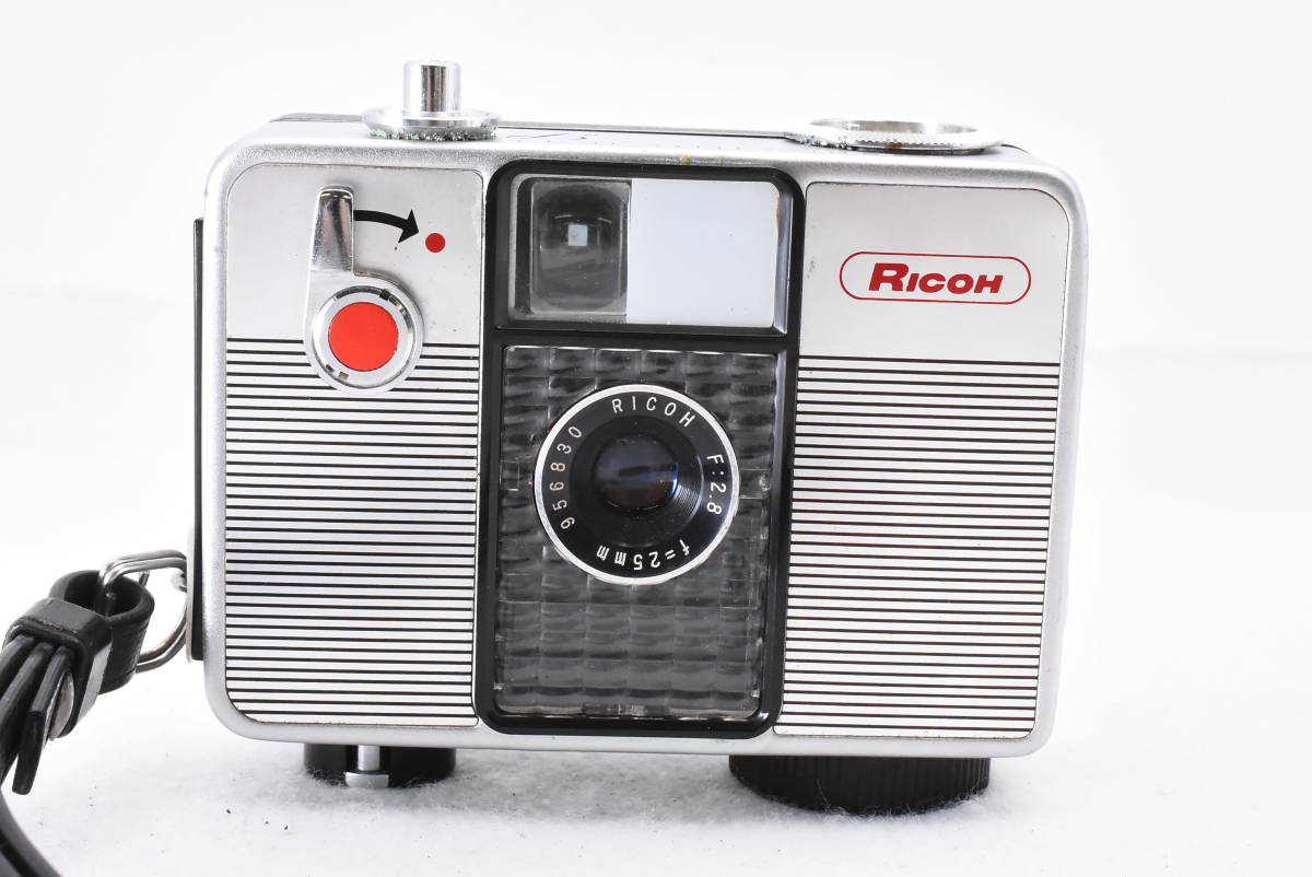 RICOH リコー AUTO HALF S シルバー オートハーフ コンパクトカメラ フィルムカメラ (t2387)