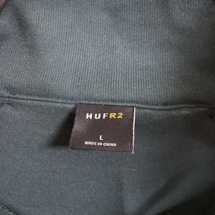 HUF×FR2 ハフ×エフアールツー ハーフジップスウェット コラボ 人気