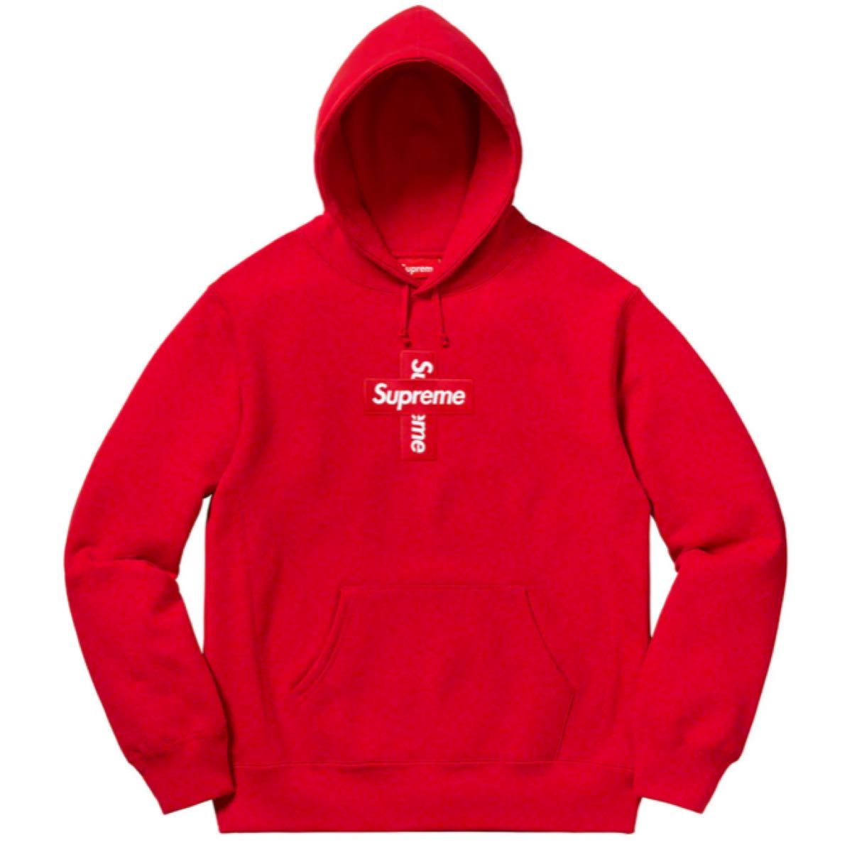Supreme Cross Box Logo Hooded Sweatshirt 