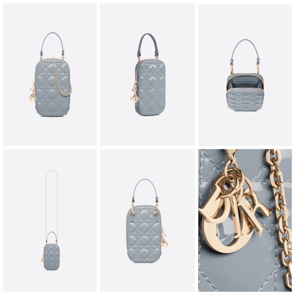 即納!最大半額!】 ディオール レディ DIOR LADY フォンフォルダー