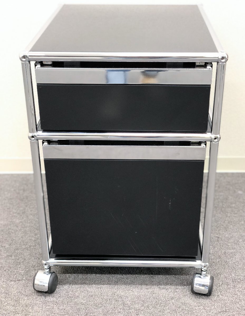 完成品 2段 USM ハラー システム キャビネット □USM/ハラーシステム