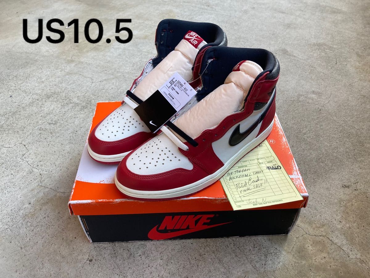 NIKE Air Jordan 1 High Retro Chicago Lost and Found エアジョーダン1 28.5