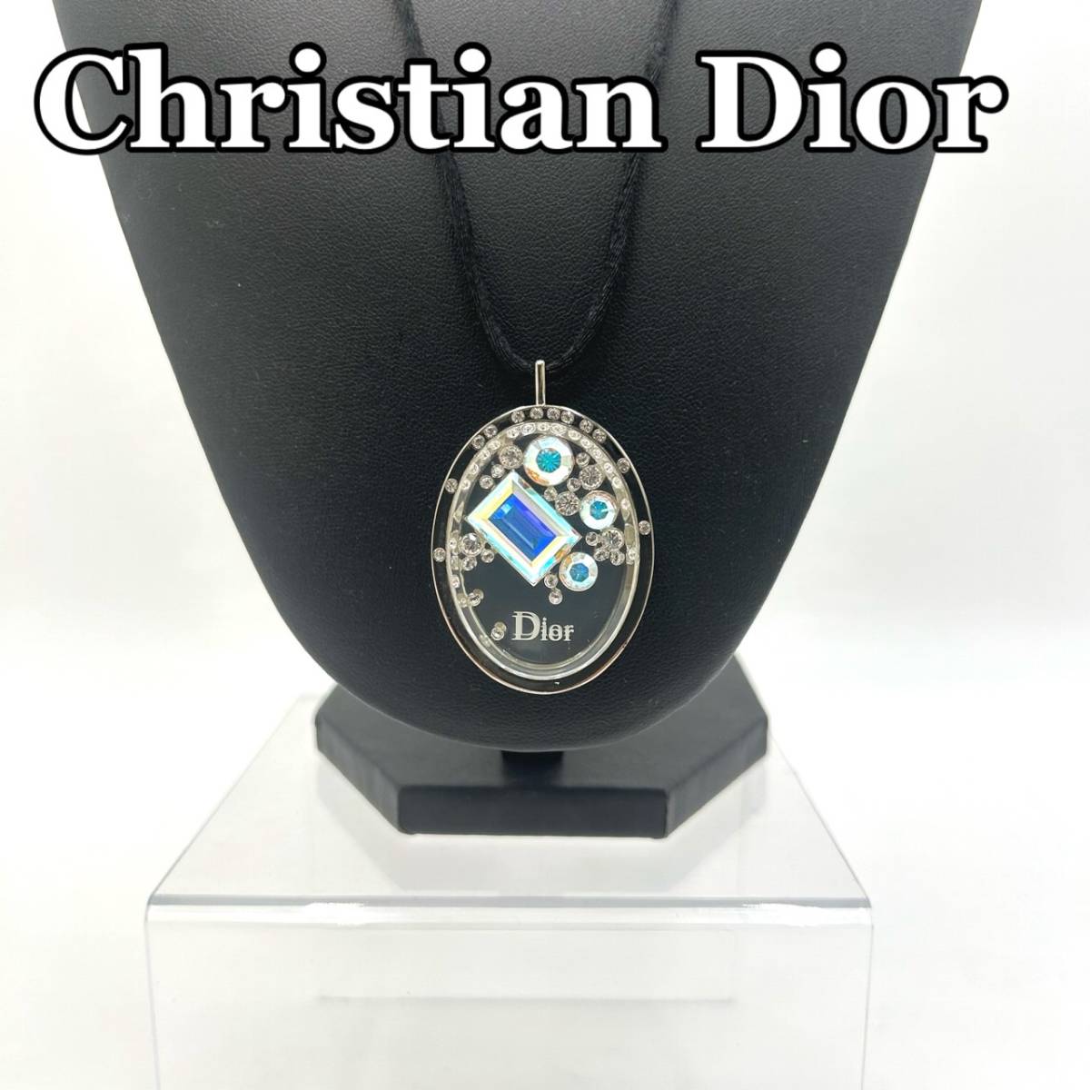 B524 Christian Dior クリスチャンディオール ネックレス ライト