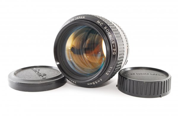 ADS501☆ 外観美品☆ ミノルタMINOLTA MC ROKKOR-PG 58mm F1.2