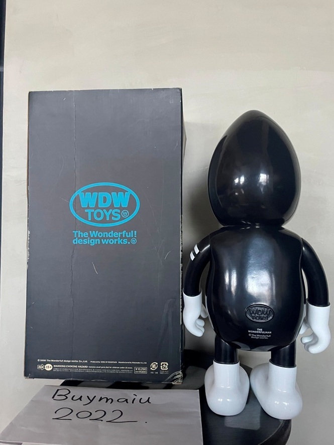 1円 WDW X Spanky / THE WONDERFULMAN 黒 40CM ワンダフルマン 検