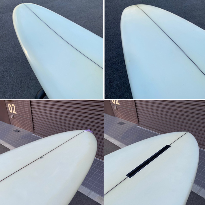 【中古】RYAN BURCH SURFBOARDS ライアンバーチサーフボード 6'8" Prototype 60`S SINGLE ※送料無料_画像4