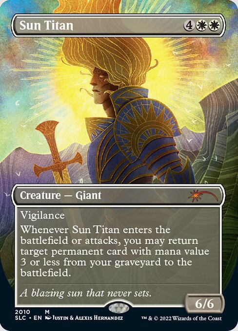 MTG ■白/英語版■ 《太陽のタイタン/Sun Titan》 Secret Lair SLD_画像1