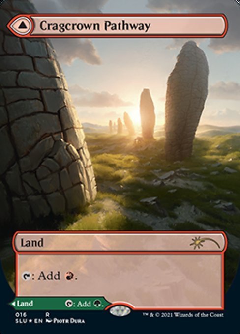 MTG ■土地/英語版■ 《岩山被りの小道/Cragcrown Pathway》★FOIL★Secret Lair SLD_画像1