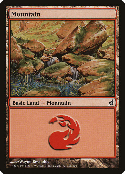 MTG ■土地/英語版■ 《山/Mountain》ローウィン LRW_画像1