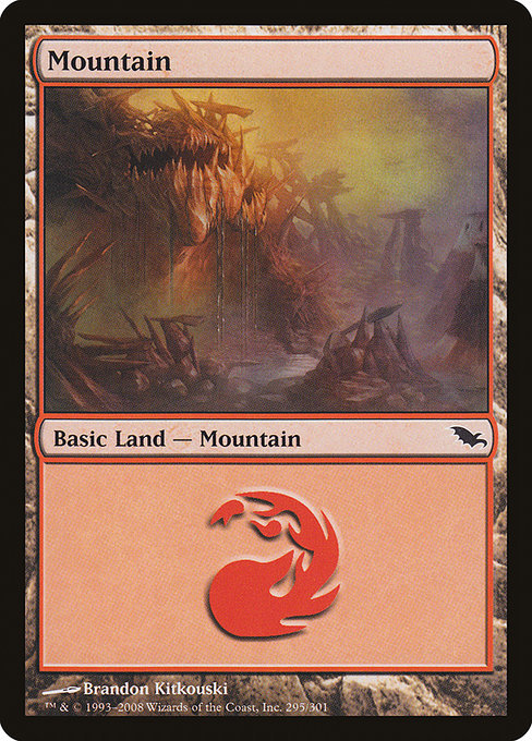 MTG ■土地/英語版■ 《山/Mountain》シャドウムーア SHM_画像1