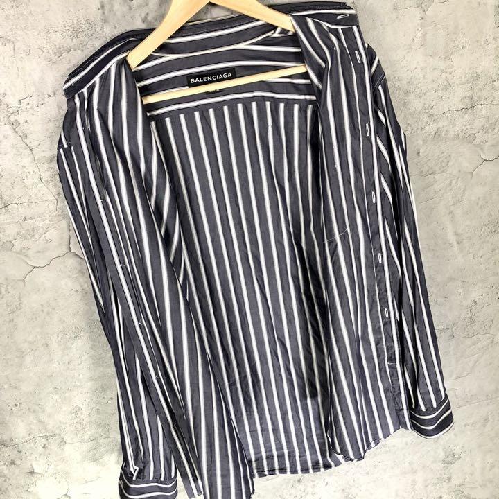 BALENCIAGA』バレンシアガ (38) ストライプシャツ | ozoneweb.in