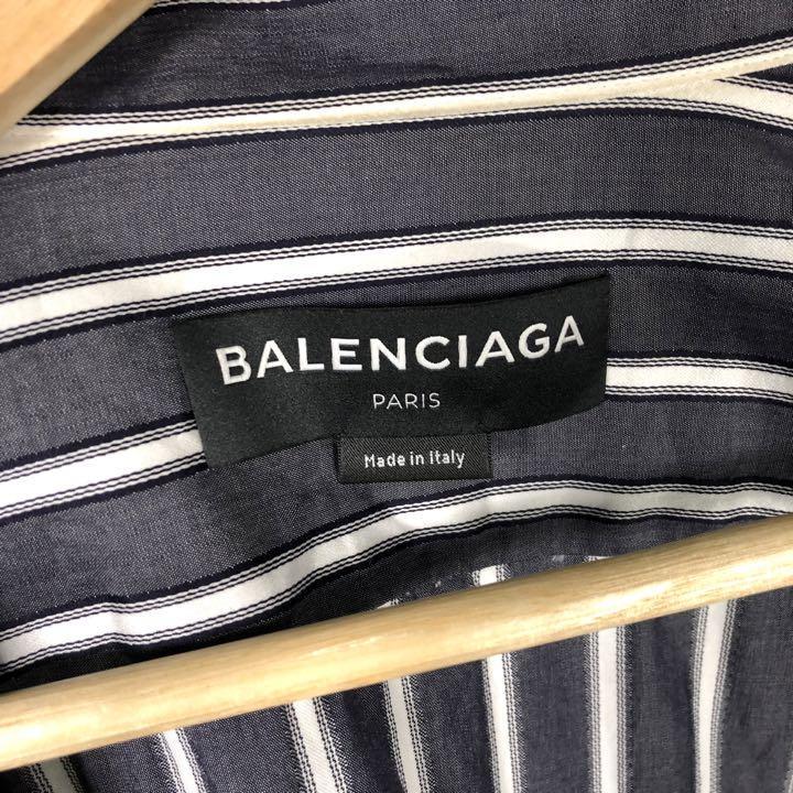 BALENCIAGA』バレンシアガ (38) ストライプシャツ | salud.larioja.gob.ar