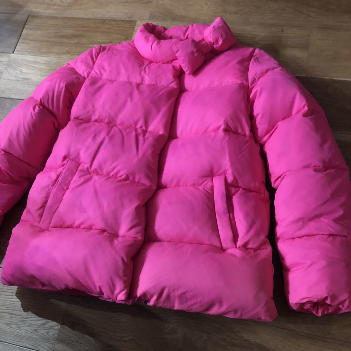 kate spade NEW YORK × GapKids ダウンジャケット L 140 新品 未使用 ピンク 入手困難モデル キッズ 女の子 コート ケイトスペード 極暖