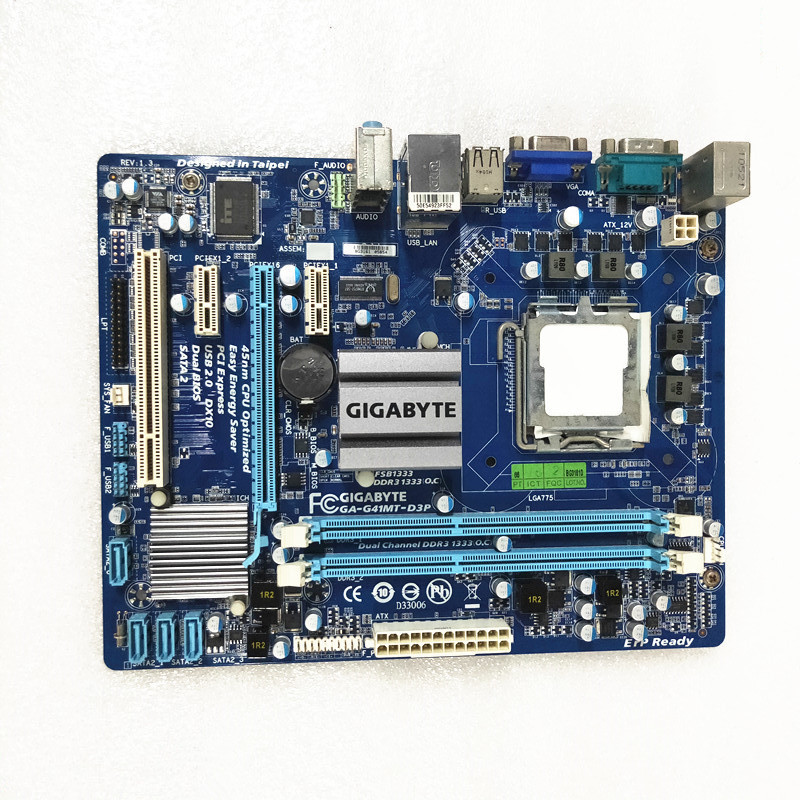美品 GIGABYTE GA-G41MT-D3P マザーボード Intel G41 LGA 775 Core 2 Extreme,Core 2 Quad,Core 2 Duo,Pentium E MicroATX DDR3