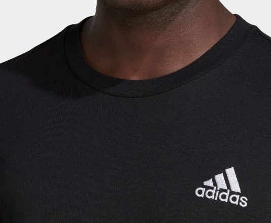 adidas новый товар! Esse n автомобиль ruz рукав утка принт футболка с длинным рукавом чёрный XL бесплатная доставка 