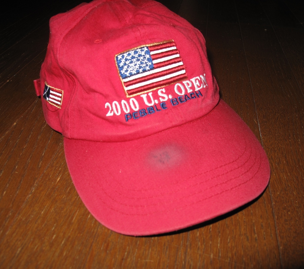 ◇タイガーウッズが　メジャー3勝した2000年　 Tiger Woods won　2000 U.S. Open PEBBLE BEACH　 帽子　_画像3